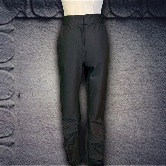 NWT Derek Lam 10 Crosby ‘Camryn’ Ruched Slim Pant in Black Size 0 - Picture 3 of 16